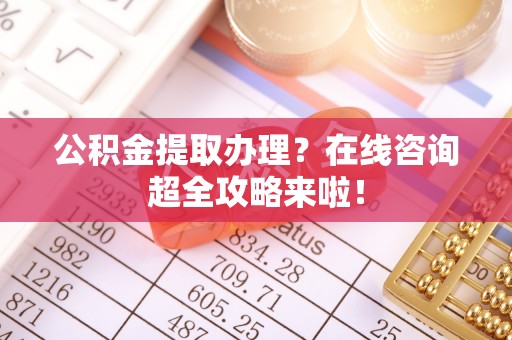金秀公积金提取办理？在线咨询超全攻略来啦！