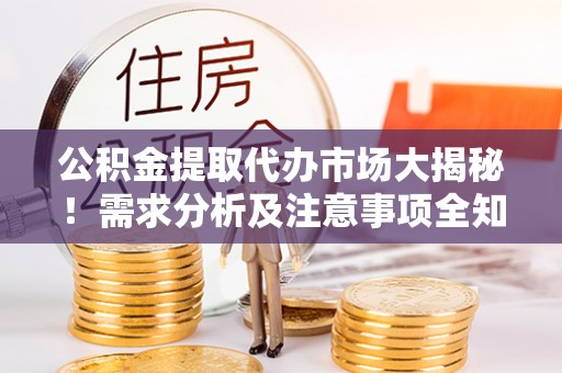 金秀公积金提取代办市场大揭秘！需求分析及注意事项全知道